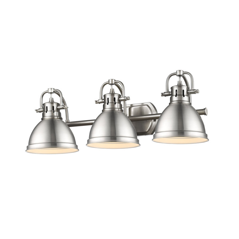 Drakeford Dimmable Vanity Light, Pewter, Pewter