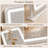 Rectangle LED Bedroom Mirror with Adjustable Lights, 360° Rotation-1311076412