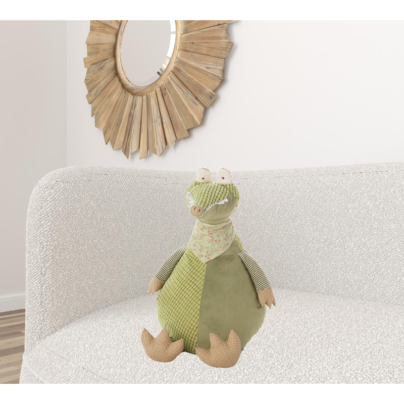 Coussin décoratif en polyester vert 22 po x 26 po