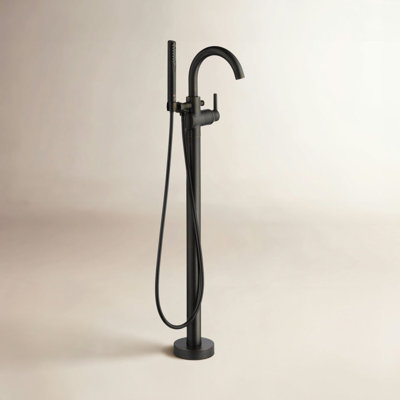 Delta Trinsic Single Handle Floor Mounted Freestanding Tub Filler
