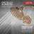 Delta 6-inch Round Shower Head 4 Setting Brushed Gold, 2.5 GPM-132070974