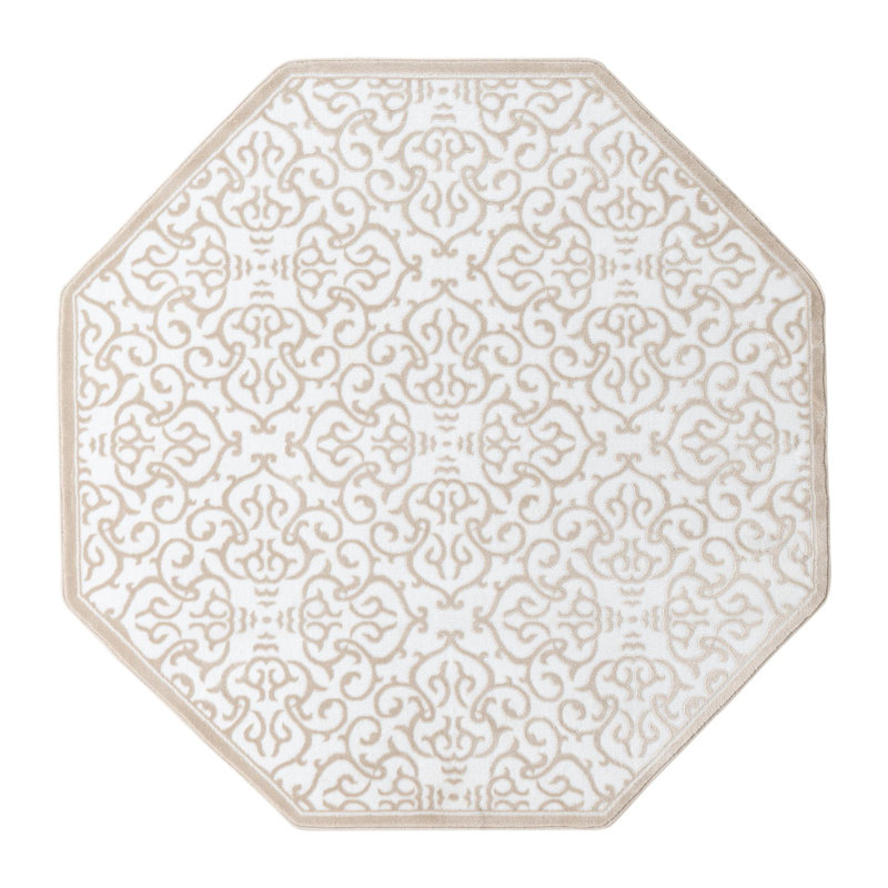 Tapis oriental analogique Analise, Octogone 6 pi x 6 pi