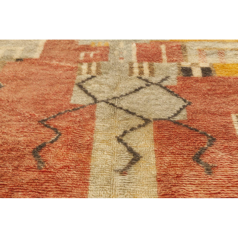 Vintage One-of-a-Kind Rectangle 5' X 8'3" Area Rug