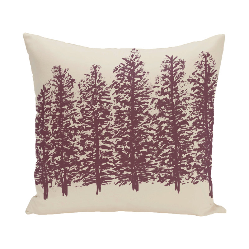  Housse et insert de coussin carré floral Through the Woods, H 20 po x l 20 po, Violet