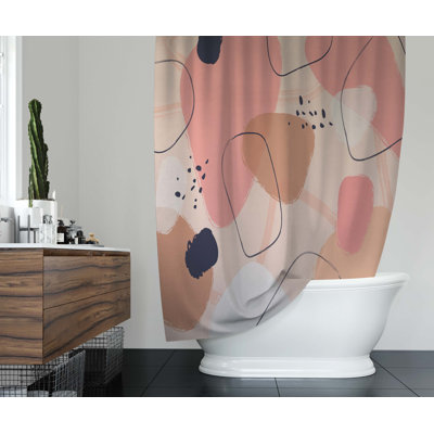 Rideau de douche simple Eskridge