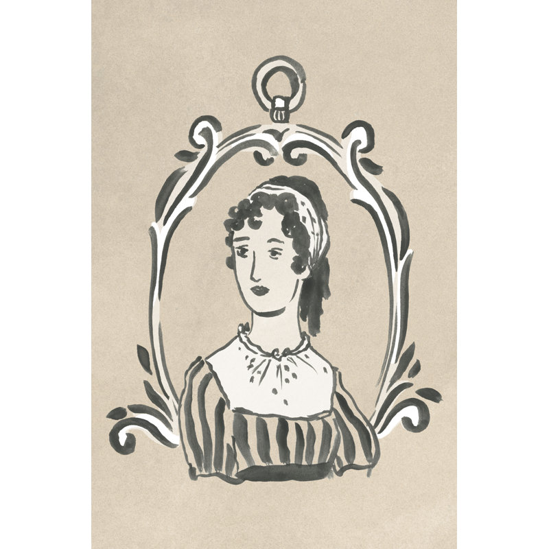 Regency Lady I by June Erica Vess - Wrapped Canvas Print, 46 cm H x 30 cm W