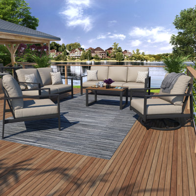 Townsend Sofa Seating Group with Sunbrella Cushions