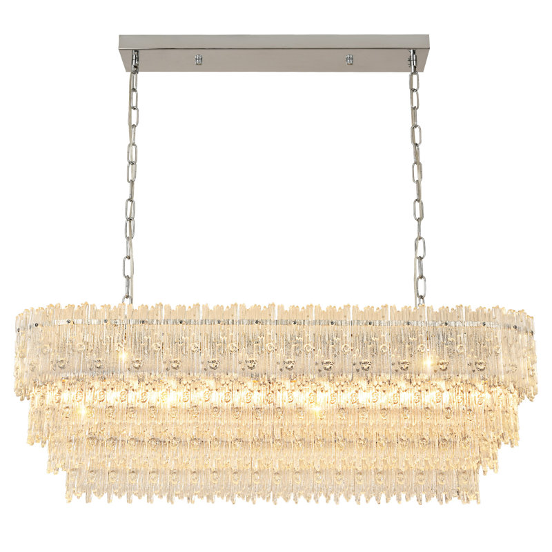 Lustre à 10 lumières à niveaux Norgard