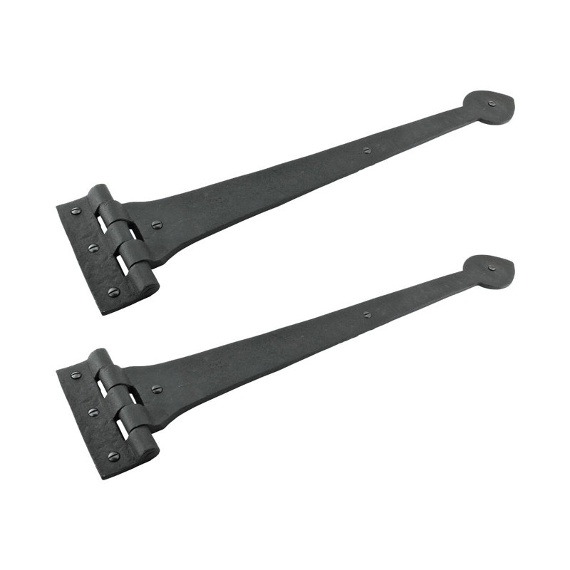 Wrought Iron Heart Shape Strap Hinge