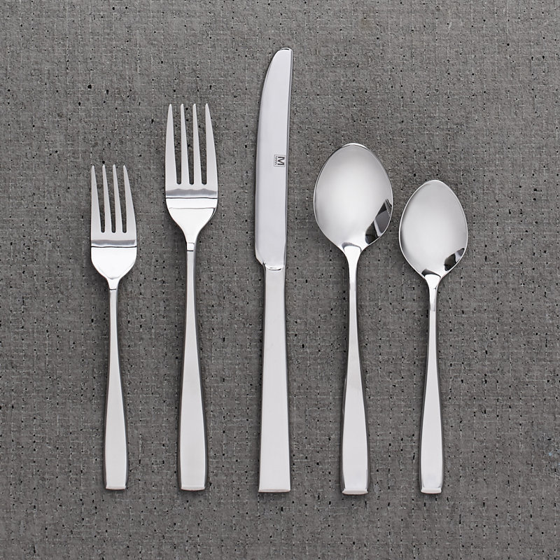 Ebern Designs Nelligan Stainless Steel Flatware Set - Service for 4