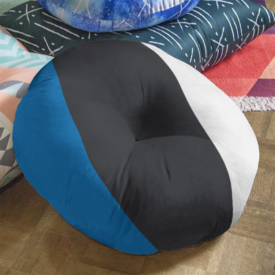 Striped Reversible Throw Pillow