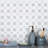 12" x 12" Marble Look Subway Wall & Floor Tile
