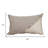 Nirvana Transitional Beige Throw Pillow