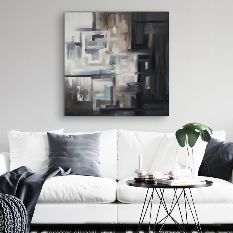 Nought - 32"x32" art on canvas