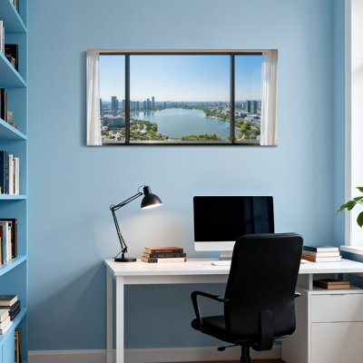 Paysages pittoresques et paysages urbains Vue sur le lac Architecture moderne Horizon verdure Reflet de l'eau Z251225161612195169
