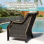 Chaise longue d'extérieur en osier avec coussins Winningham (ensemble de 2)-2140010206