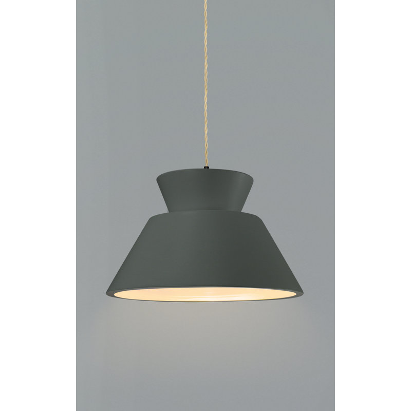 Luminaire suspendu géométrique à 1 lumière Logan, Incandescente (non incluse)