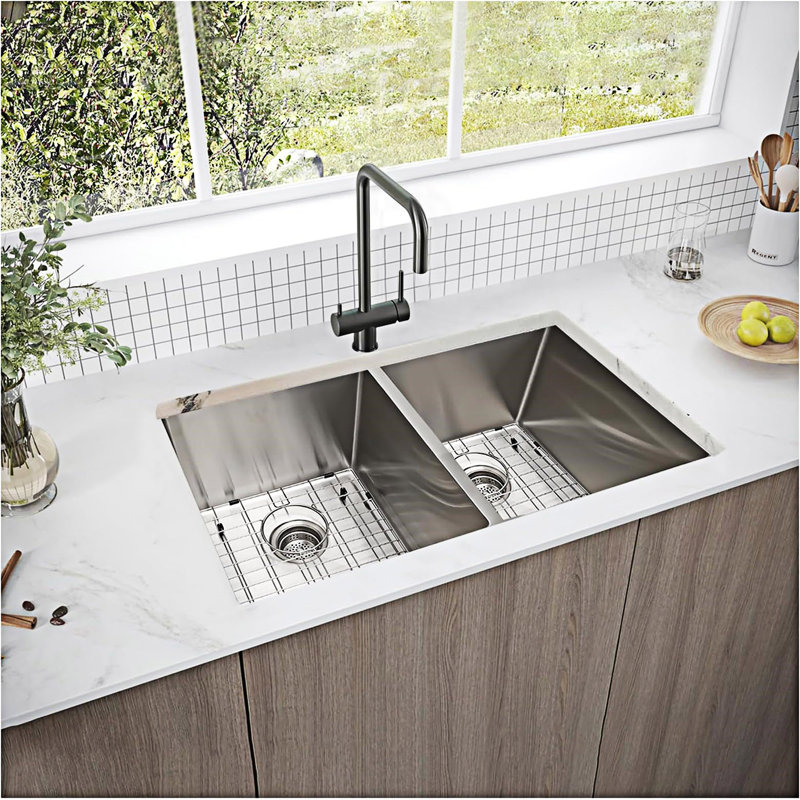 Undermount Double Bowl Kitchen Sink Sink Only