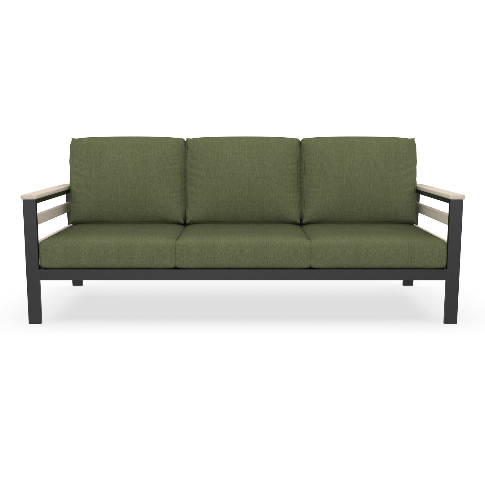 Townsend 80" Sunbrella® Patio Sofa, Sunbrella® Canvas Fern, Seashell