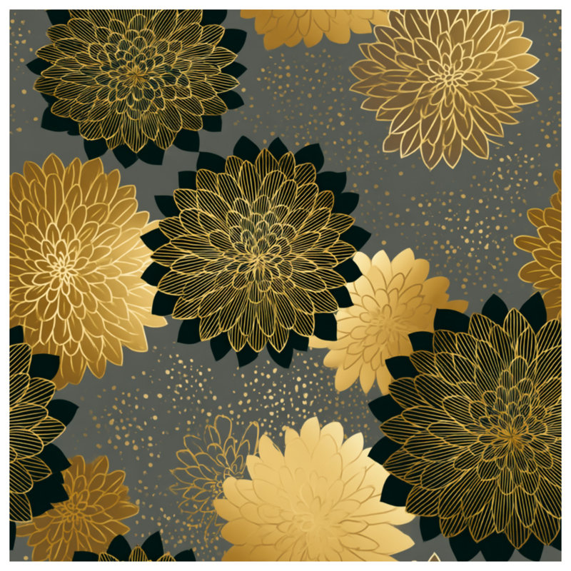 Coussin Floral, 14 X 14 pouces