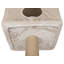 TRIXIE Dayna Greige Wall Mounted Cat Tower - Elevated Fun with House, Scratching Posts, Hammock and Two Platforms