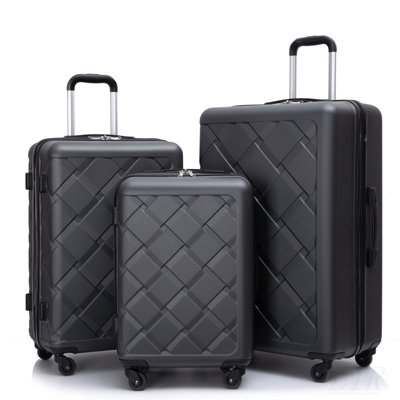 Durable ABS Lightweight 8-Piece Luggage Set with Spinner Wheels, Gym Tote, and Storage Bags for All Travel Needs