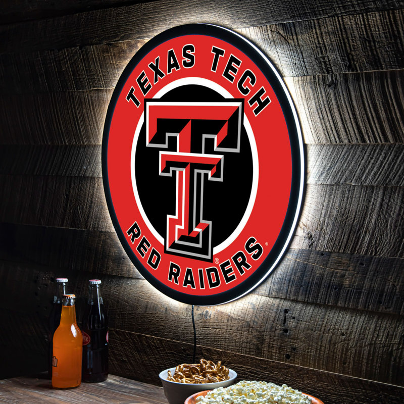 Enseigne murale 23 "NCAA Team, NCAA Texas Tech