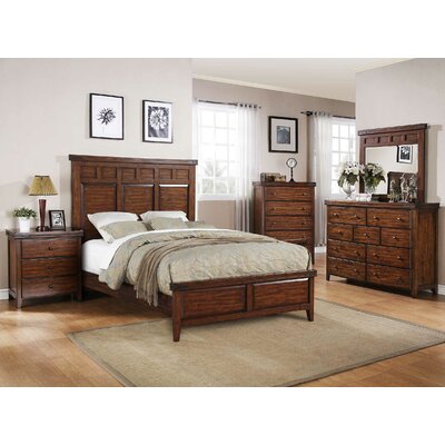 Havza Solid Wood Low Profile Standard Bed -  Darby Home Co, LOON8869 33607245