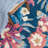 Alhambra Floral Handmade Tufted Wool Blue/Pink Area Rug-972527396