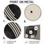 Vinyle noir et gris rétro - décoration murale disques vinyle, impression métallique glam-256761798
