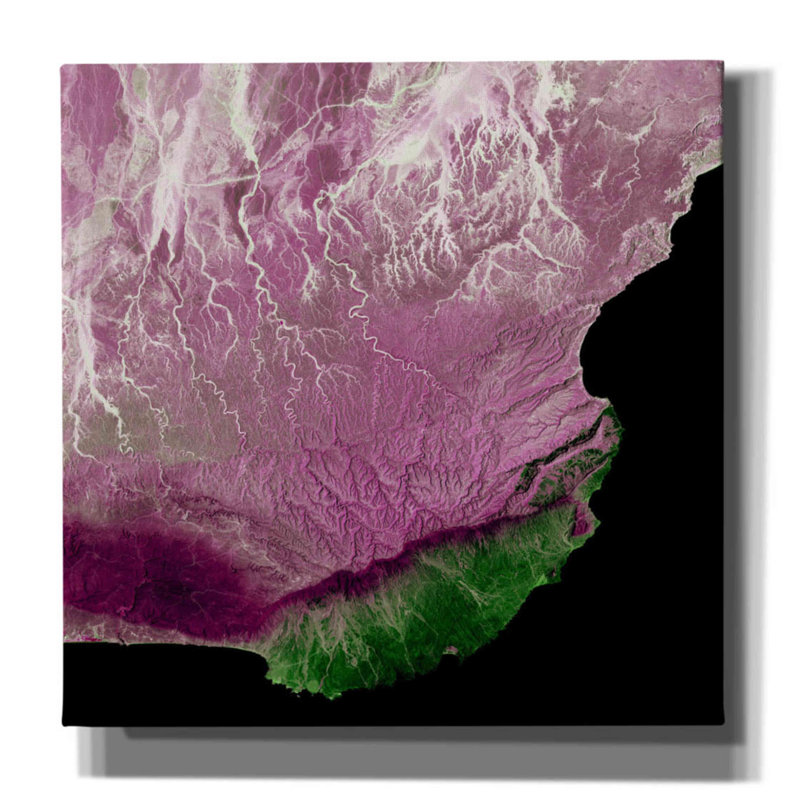 'Earth as Art: The Dhofar Difference,' Canvas Wall Art, 12" H x 12" W x 0.75" D