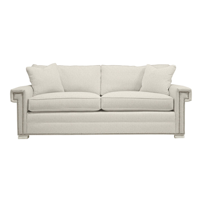 Davidson 86" Sofa, Wrenn, Nomad Snow Crypton® Chenille, No