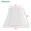 # 38010, Toile d'araignée pliable traditionnelle en lin gris clair Handsewn Bell, haut de 8 po x bas de 17 po x incliné de 13 po-922038570-922038573