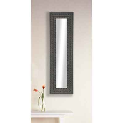 Derrell Wood Flat Wall Mirror