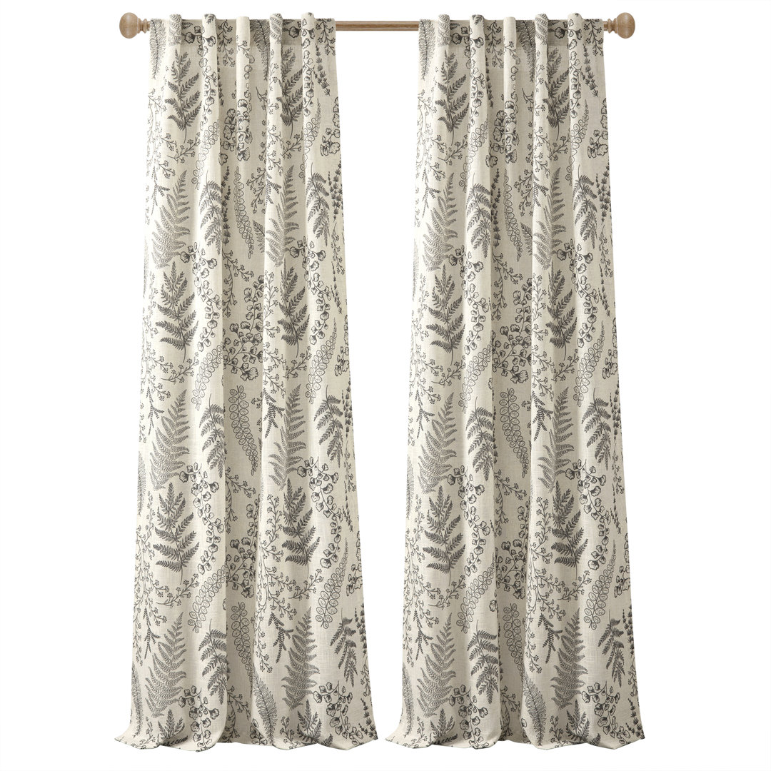 Polyester Room Darkening Curtain Pair Lush Decor