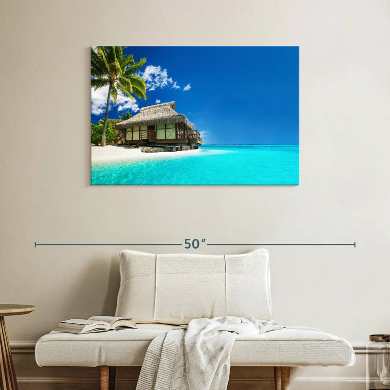 Tahard tropical de Tahiti, H 26 po x l 39 po