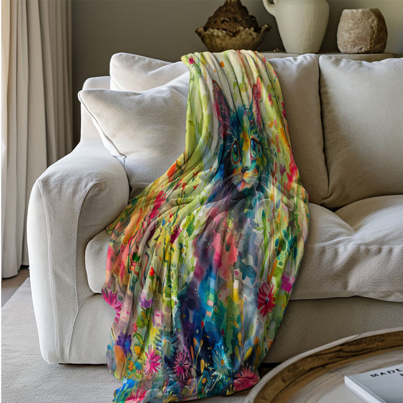 Throw Blanket, 50" W x 60" L