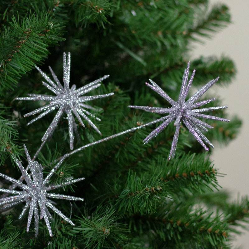Aérosol de Noël artificiel scintillant 24 po 24 po, Argent