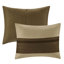 Édredon 7 pièces Natural King. Literie transitionnelle en faux suède. Élégant et confortable. Comprend un édredon, des taies décoratives, 3 coussins décoratifs et une jupe de lit. . Lavable à la machine pour plus de commodité.