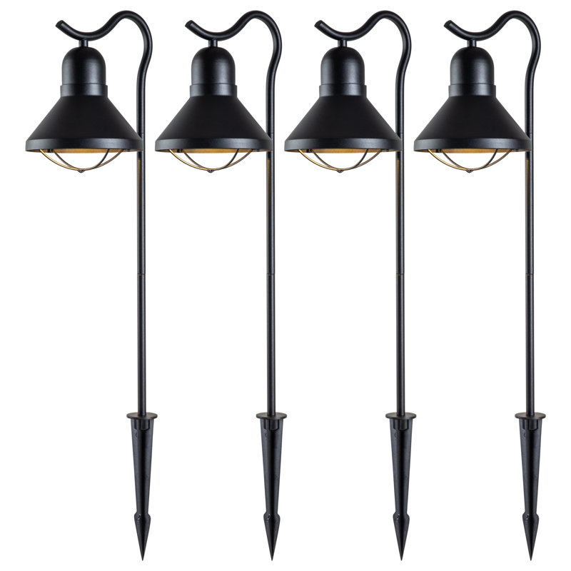 Matte Black Low Voltage LED Pathway Light Multipack