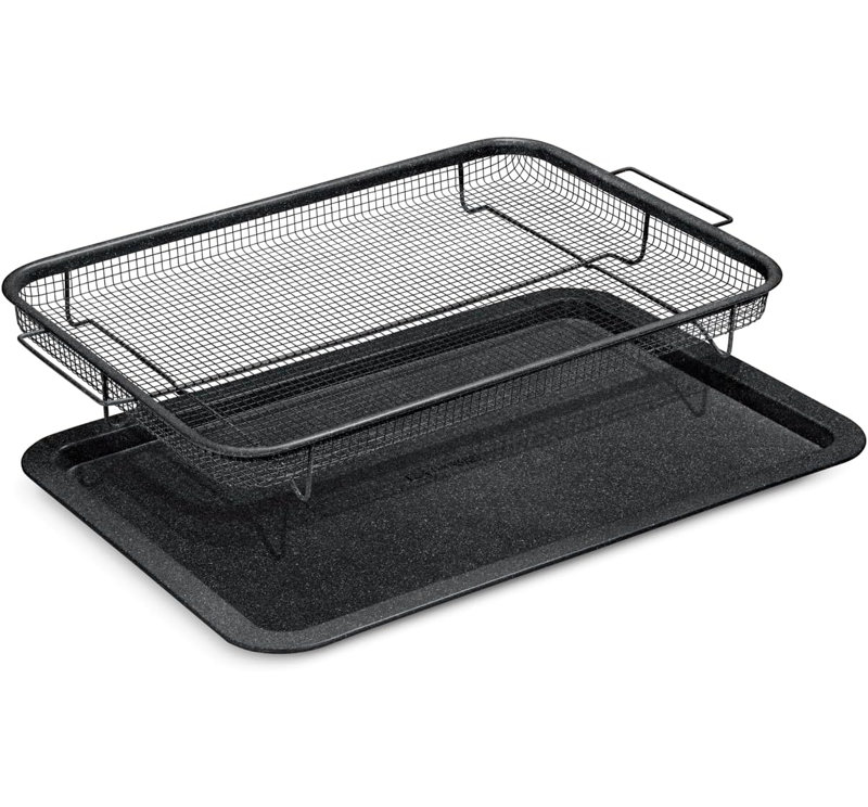 Lifemaster Non-Stick Steel Cookie Sheet, Gray