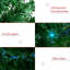 Arbre artificiel de 6 pieds avec 24 lumières et branches multicolores à DEL de 6 pi de hauteur avec de nombreuses branches