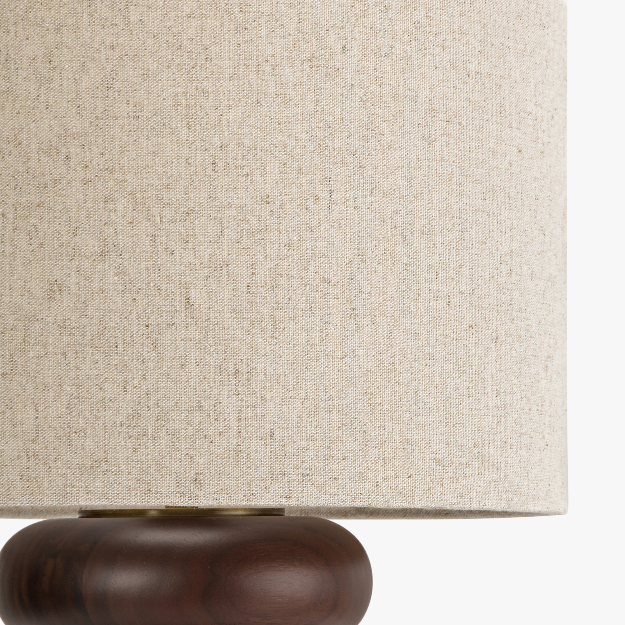 Giacomo Solid Wood Table Lamp, Brown, 21.13''H X 14.19''W X 14.19''D