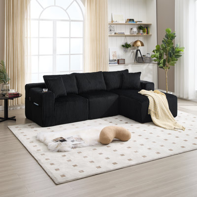 3 Seater Corduroy Sofa