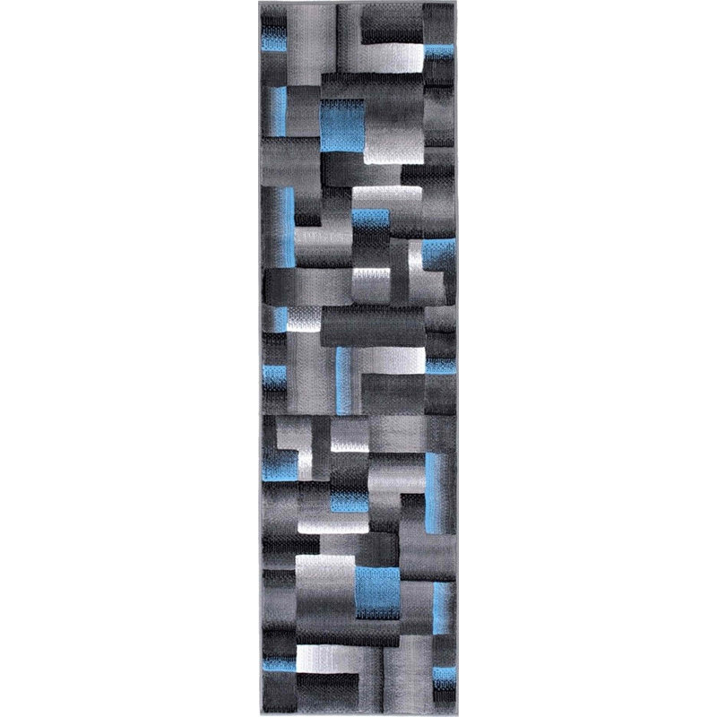 Giannino Geometric Indoor Rug, Runner 2' x 7'