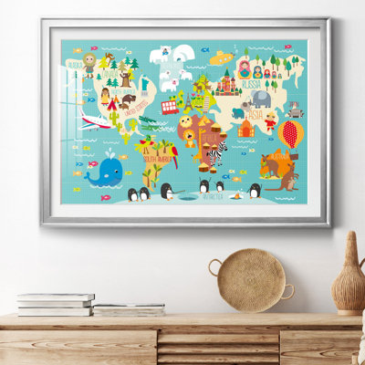 " Children's World Map "