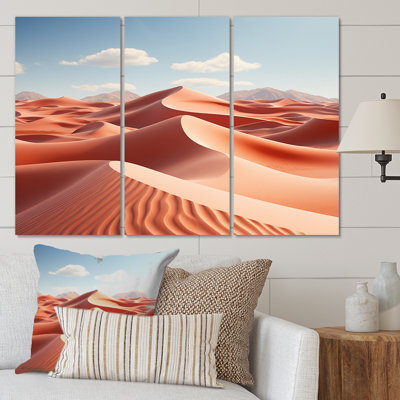 Desert Infinity Dunes II Landscape & Nature Wall Decor on Metal