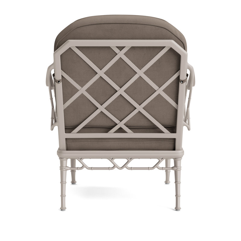 Calcutta Outdoor Lounge Chair, Fusion Charcoal, Dove Smooth