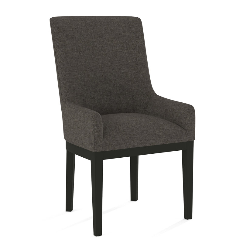 Upholstered Arm Chair, Black, 61703-88