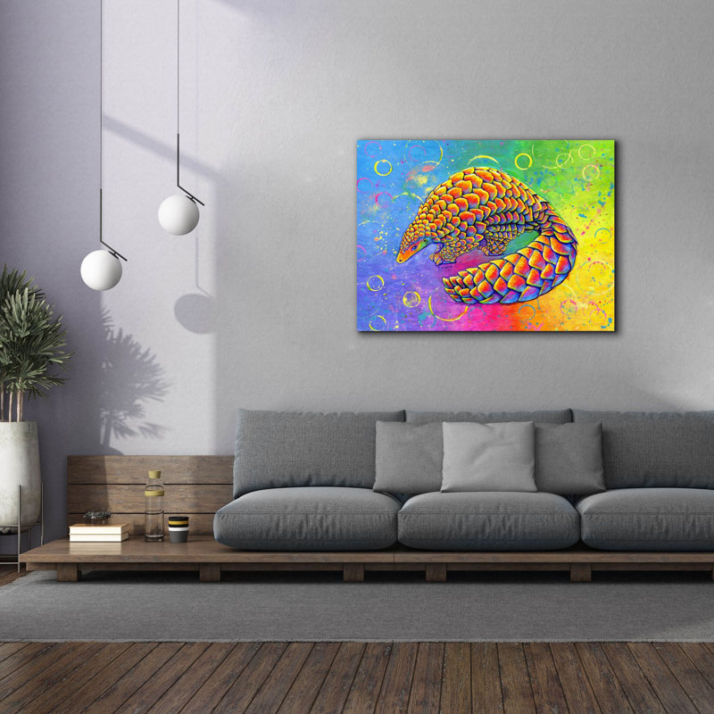 Sur toile, H 40 po x l 54 po x P 1,5 po